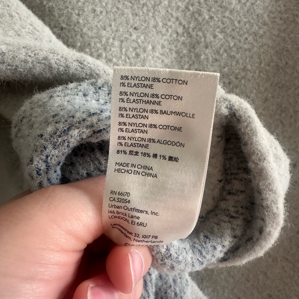 Free People San Vicente Sweater in Gray size XS EUC - Picture 11 of 13